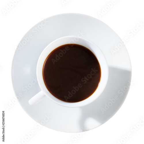Image of  cup of fresh black coffee americano