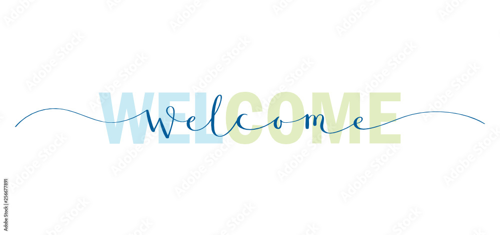 © treenabeena - WELCOME typography banner © treenabeena - WELCOME typography banner