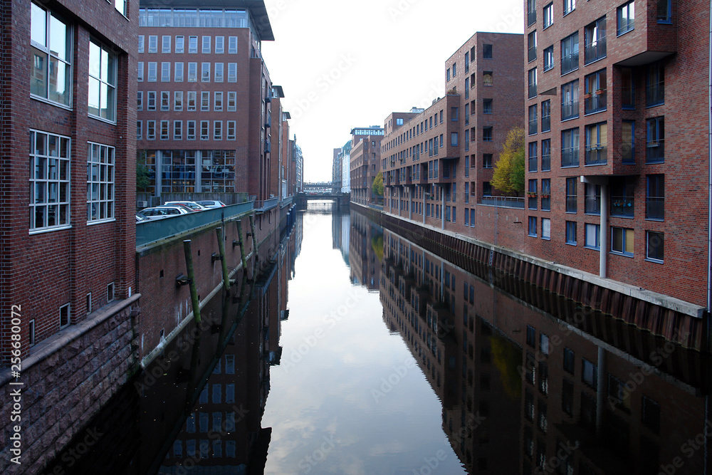 The canals of Hamburg