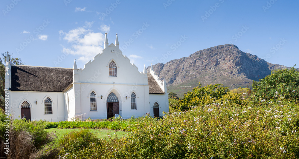 Dutch Reformed Church, Franschhoek, Cape Town, South Africa