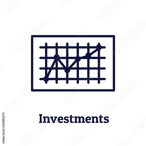 Retirement Investments and Dividend Income, Mutual Fund, IRA Icon set