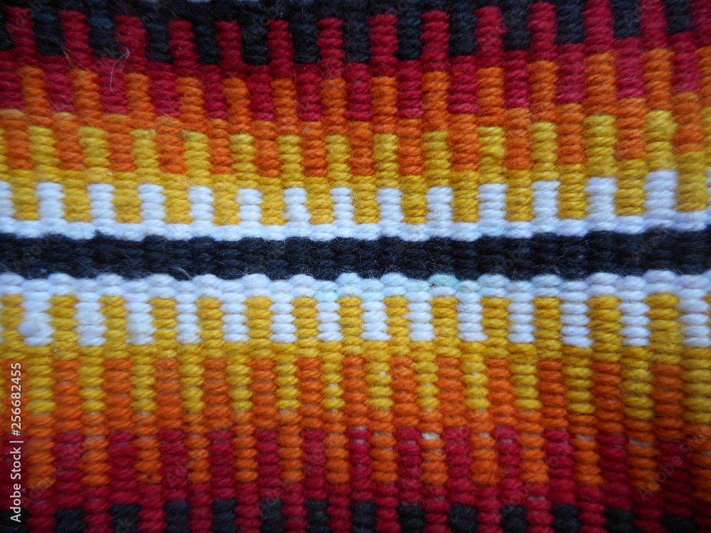 woven pattern guarani indians