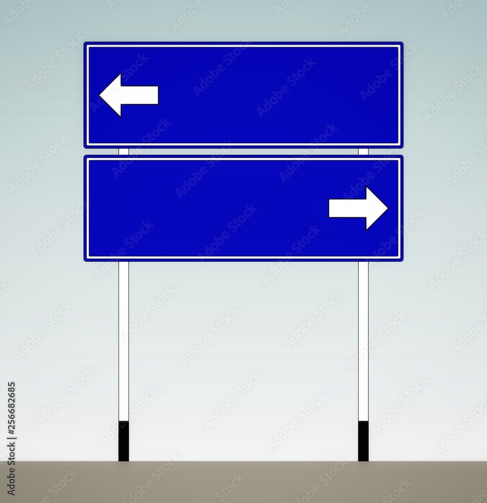 blank road sign blank road sign