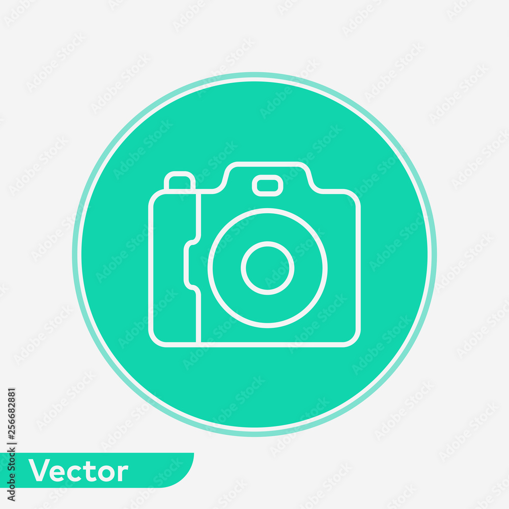 Camera vector icon sign symbol Camera vector icon sign symbol
