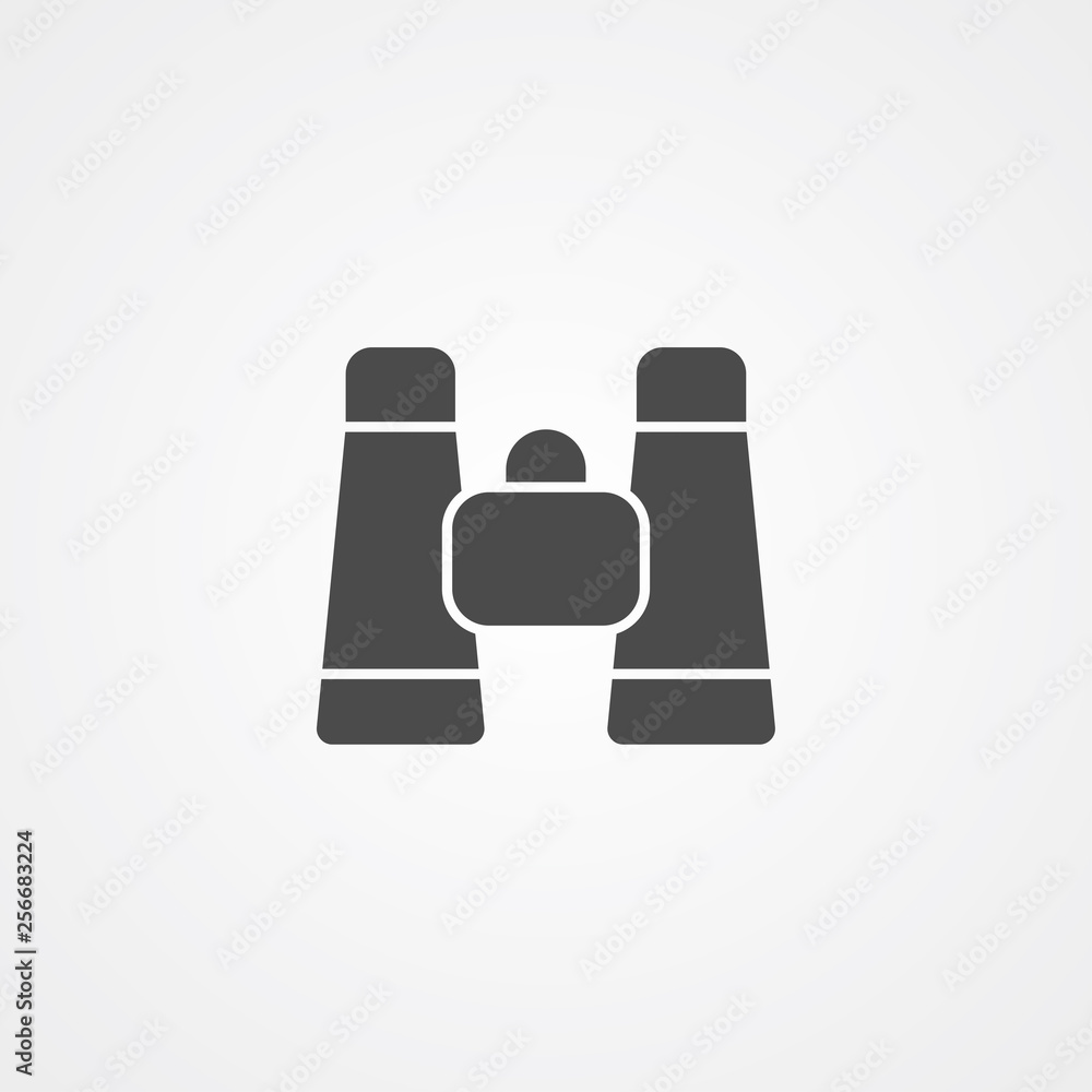 Binoculars vector icon sign symbol Binoculars vector icon sign symbol
