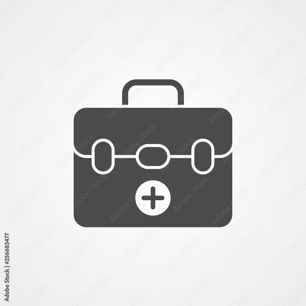 First aid kit vector icon sign symbol First aid kit vector icon sign symbol