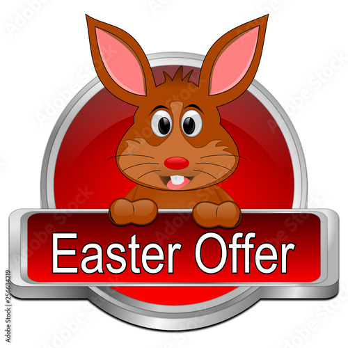 Easter Offer button - 3D illustration © wwwebmeister