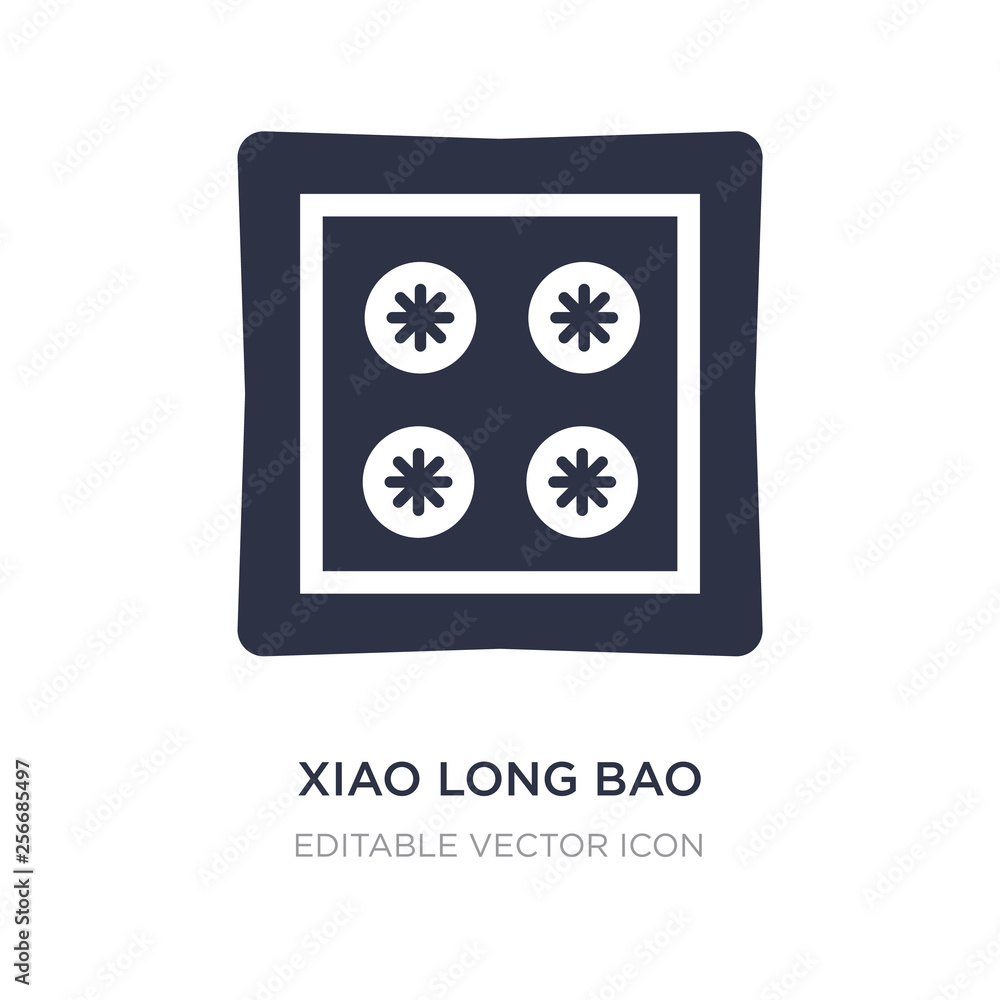 xiao long bao icon on white background. Simple element illustration from Food and restaurant concept.