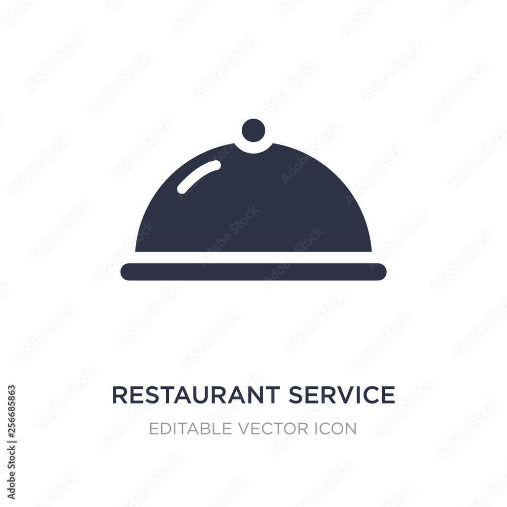 restaurant service icon on white background. Simple element illustration from Food and restaurant concept. restaurant service icon on white background. Simple element illustration from Food and restaurant concept.