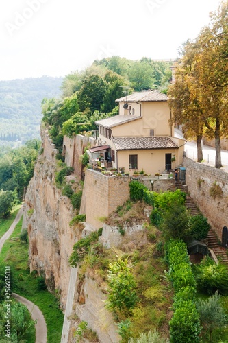 Street of the city Orvieto, Italy, Umbria. 