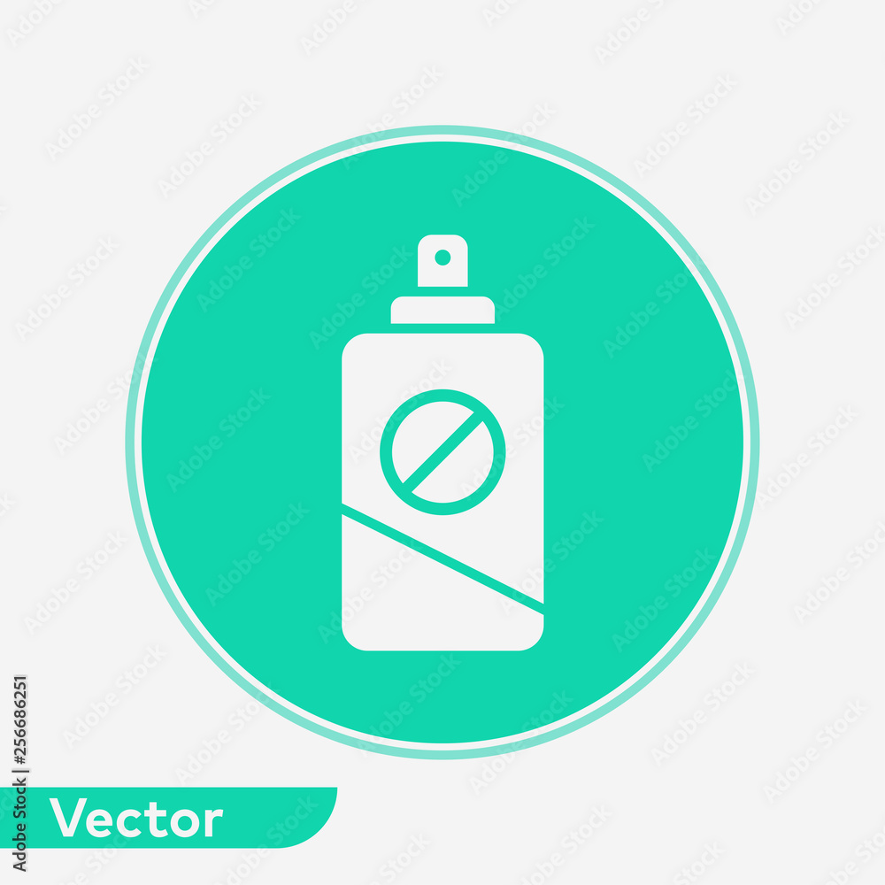 Insect repellent vector icon sign symbol Insect repellent vector icon sign symbol