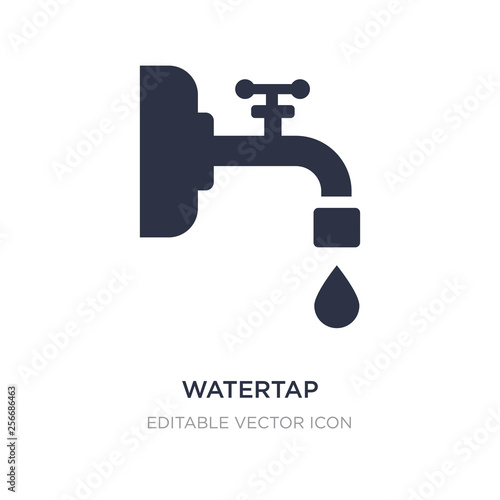 watertap icon on white background. Simple element illustration from General concept.
