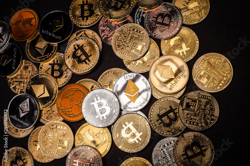 Pile of Cryptocurrencies