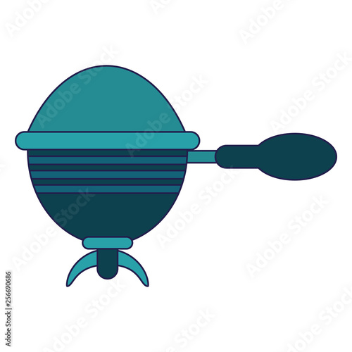 Espresso machone portafilter symbol blue lines