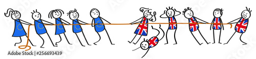 Brexit, Tauziehen zwischen EU Europäische Union und Großbritannien