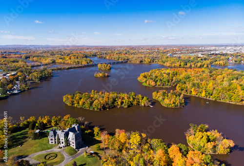 Canadian autumn, aerial view © Mircea Costina