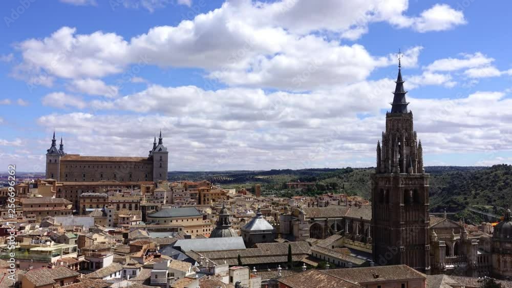 The Primate Cathedral of Saint Mary of Toledo. Time lapse. The Primate Cathedral of Saint Mary of Toledo. Time lapse.