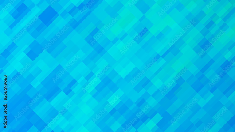 Colour abstraction with blue rectangles Colour abstraction with blue rectangles