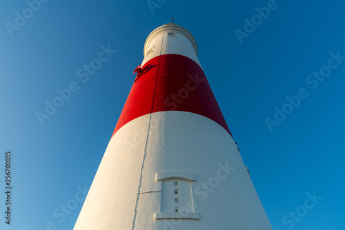 Clear sky at Portland Bill Lighthouse, Jurassic Coast, Dorset, UK
