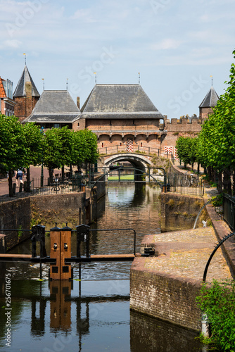 Koppelpoort and sluice in Amersfoort, The Netherlands photo