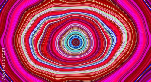 Psychedelic abstract pattern and hypnotic background for trend art, color zine culture.