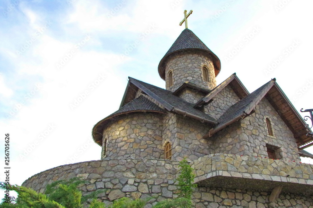 Church in Ethno Village Stanisici in Bosnia and Herzegovina
