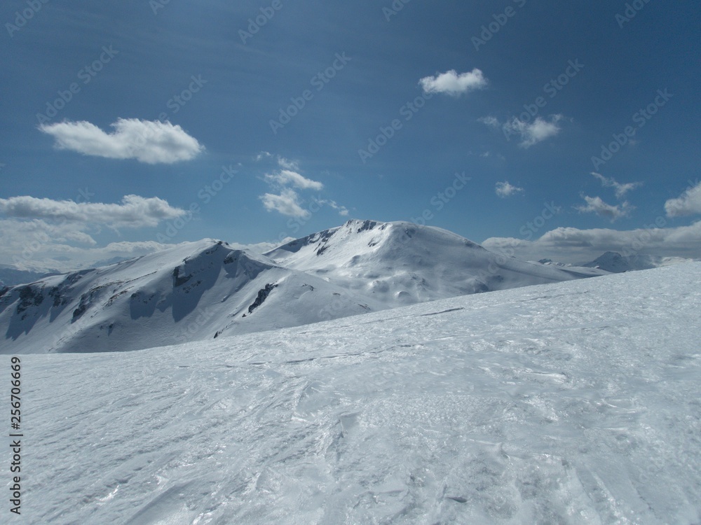 beautiful winter skiins season in sar planina in macedonia beautiful winter skiins season in sar planina in macedonia