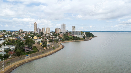 Panoramic view of the city of Posadas. Missions. Argentina.