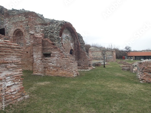 ancient monument site felix romuliana in serbia photo