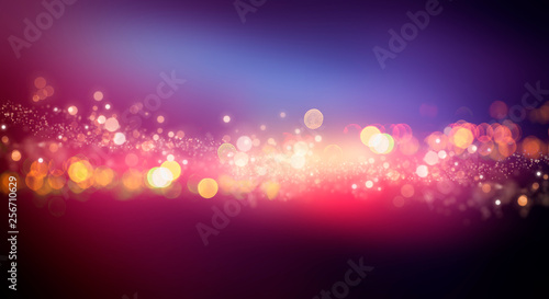 Dark background with multic...