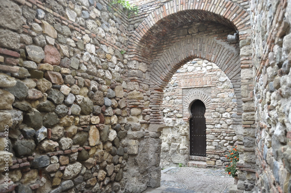 Fortress in Malaga, Spain