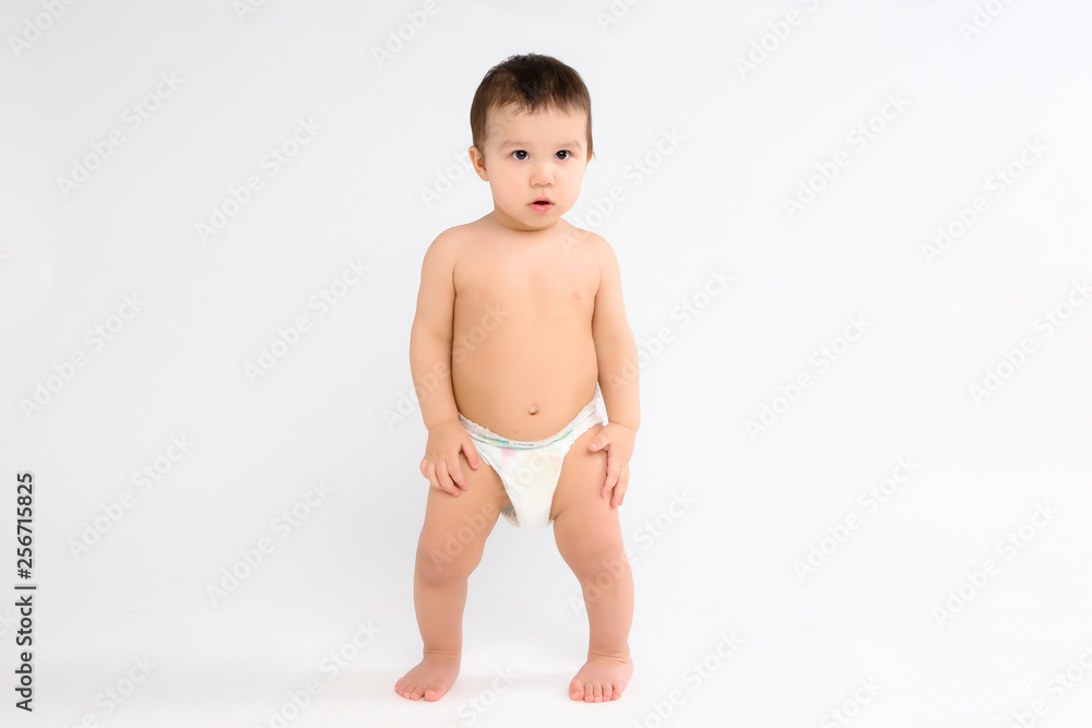 baby boy in diapers on white background, Infant baby boy in diaper crawl happily looking at camera isolated on white background, Infant baby boy in diapers standing on a white background baby boy in diapers on white background, Infant baby boy in diaper crawl happily looking at camera isolated on white background, Infant baby boy in diapers standing on a white background