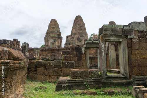 Eastern Mebon temple ruins near Siem Reap in Cambodia