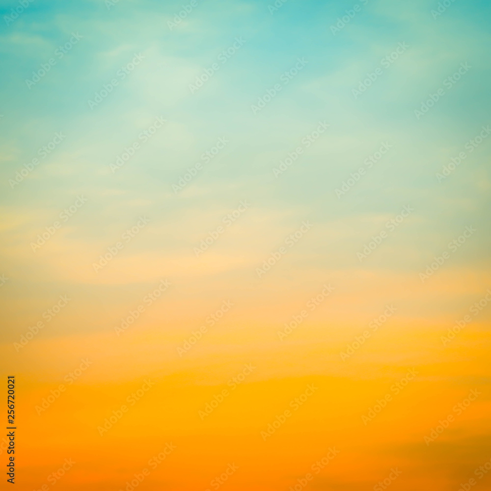 blurred colorful natural sky clouds landscape background with light