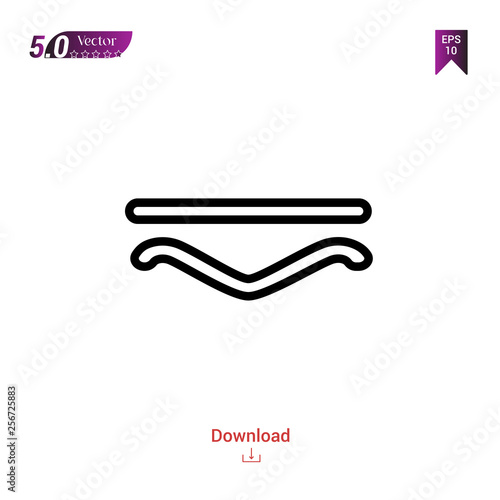 Outline precipitation  icon isolated on white background. Popular icons for 2019 year. symbols-set. Graphic design, mobile application, logo, user interface. EPS 10 format vector