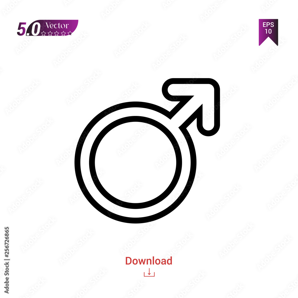 Outline mars icon isolated on white background. Popular icons for 2019 year. symbols-set. Graphic design, mobile application, logo, user interface. EPS 10 format vector Outline mars icon isolated on white background. Popular icons for 2019 year. symbols-set. Graphic design, mobile application, logo, user interface. EPS 10 format vector