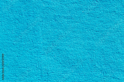 texture of blue fleecy fabric