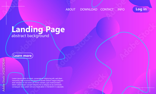 Wallpaper Mural Website landing page. Fluid background. Torontodigital.ca