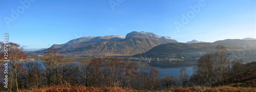 Ben Nevis panorama from Trislaig 