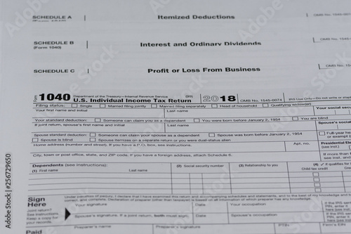 Wallpaper Mural United States Internal Revenue Service Tax Return Forms Torontodigital.ca