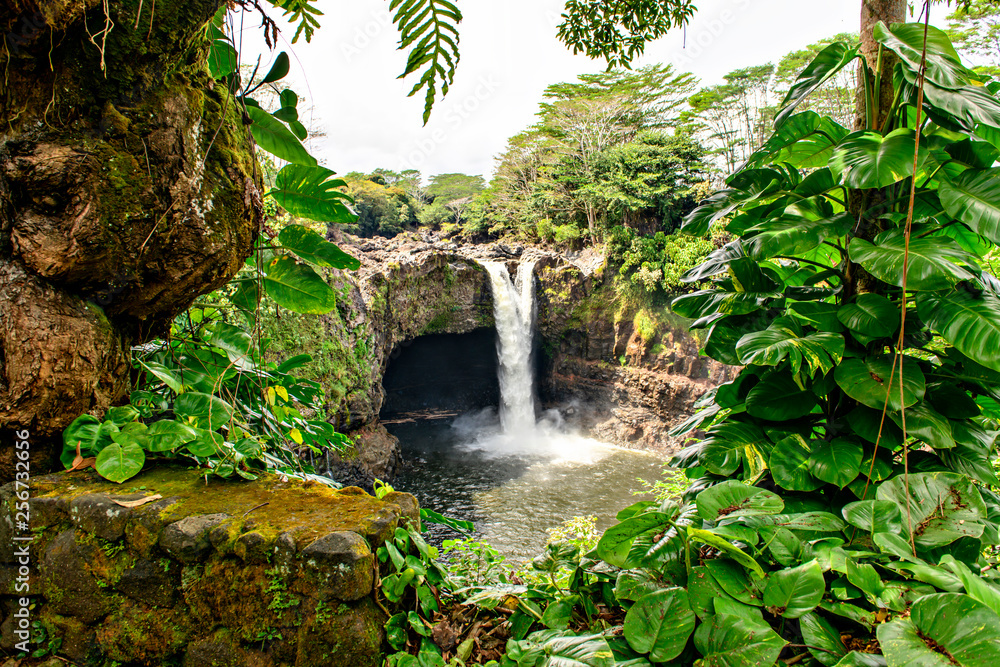 The Rainbow Falls Hilo Wailuku River State Park Big Island Hawaii The Rainbow Falls Hilo Wailuku River State Park Big Island Hawaii