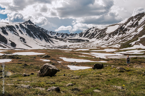 landscape in the alps