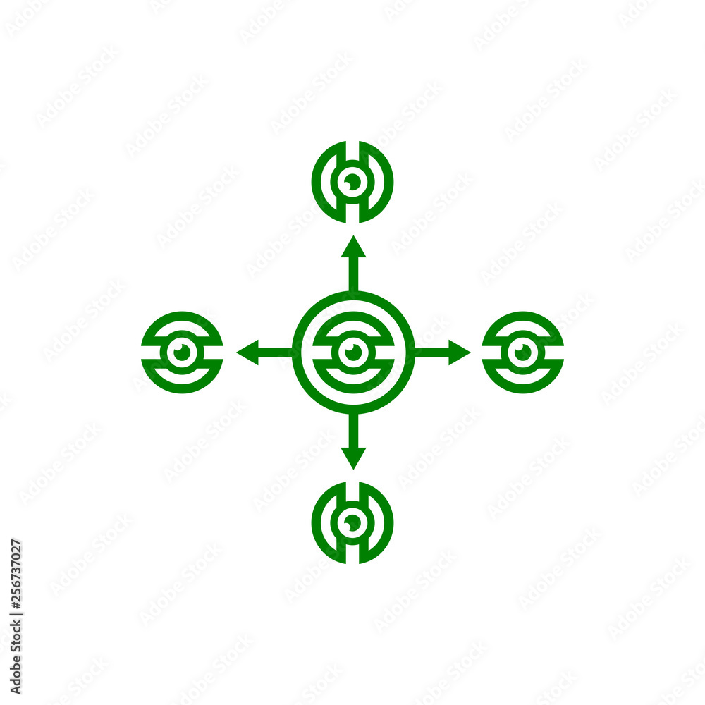 Appearance, aspect, design, eye, look, view, creative vision green color icon Appearance, aspect, design, eye, look, view, creative vision green color icon