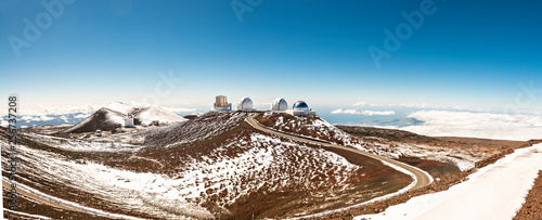 The Hawaii Big Island Mauna Kea volcano observatory