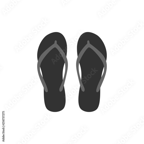 Flip flops icon isolated vector design. © 4zevar