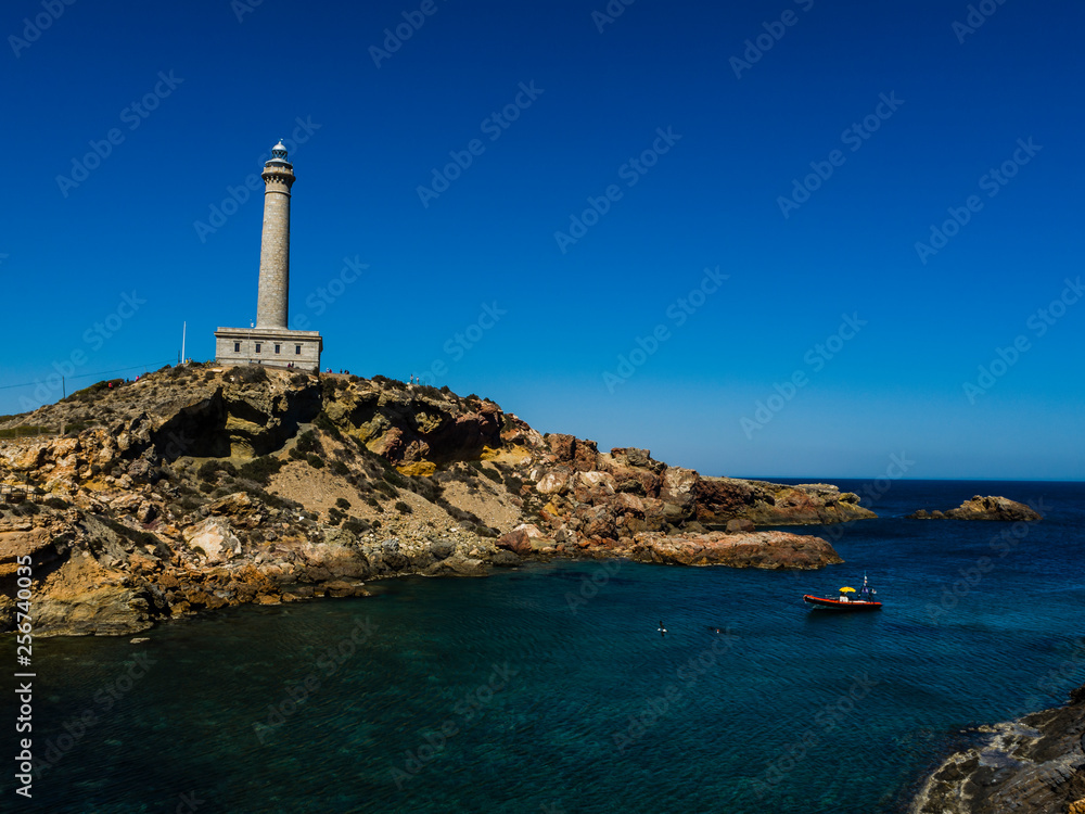 Cabo de Palos Lighthouse, Murcia, Spain