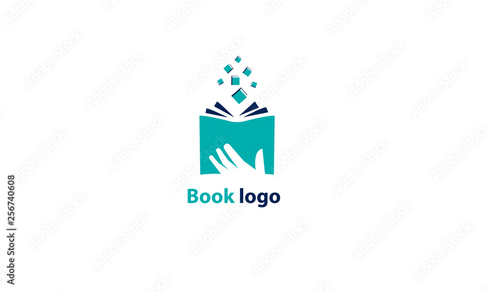 Obraz premium Book distribution logo