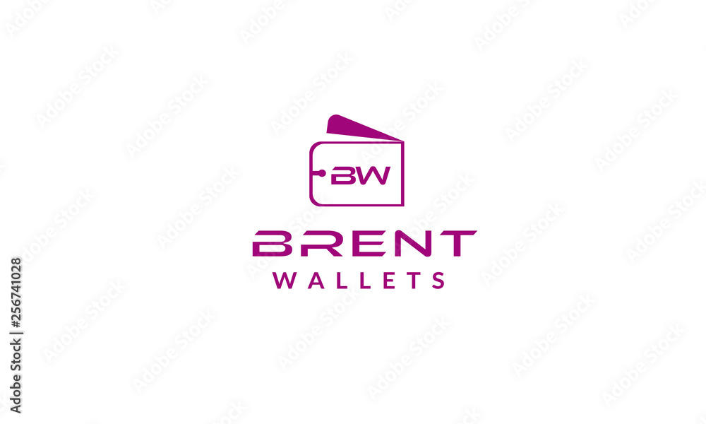 Wallet logo design Wallet logo design