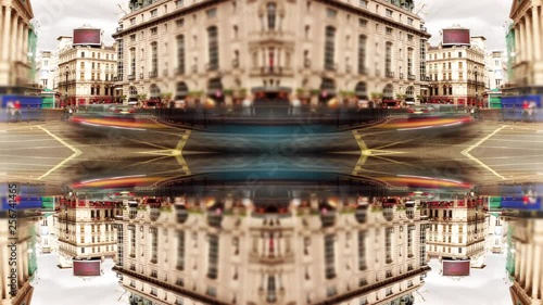 picadilly circus london city urban transport traffic photo
