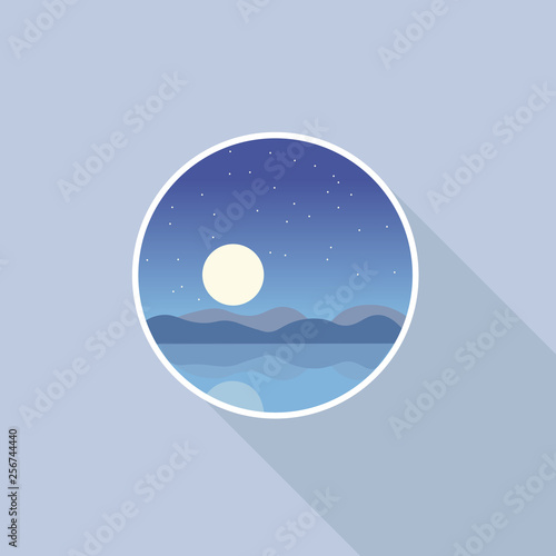 Icon Scenery Blue